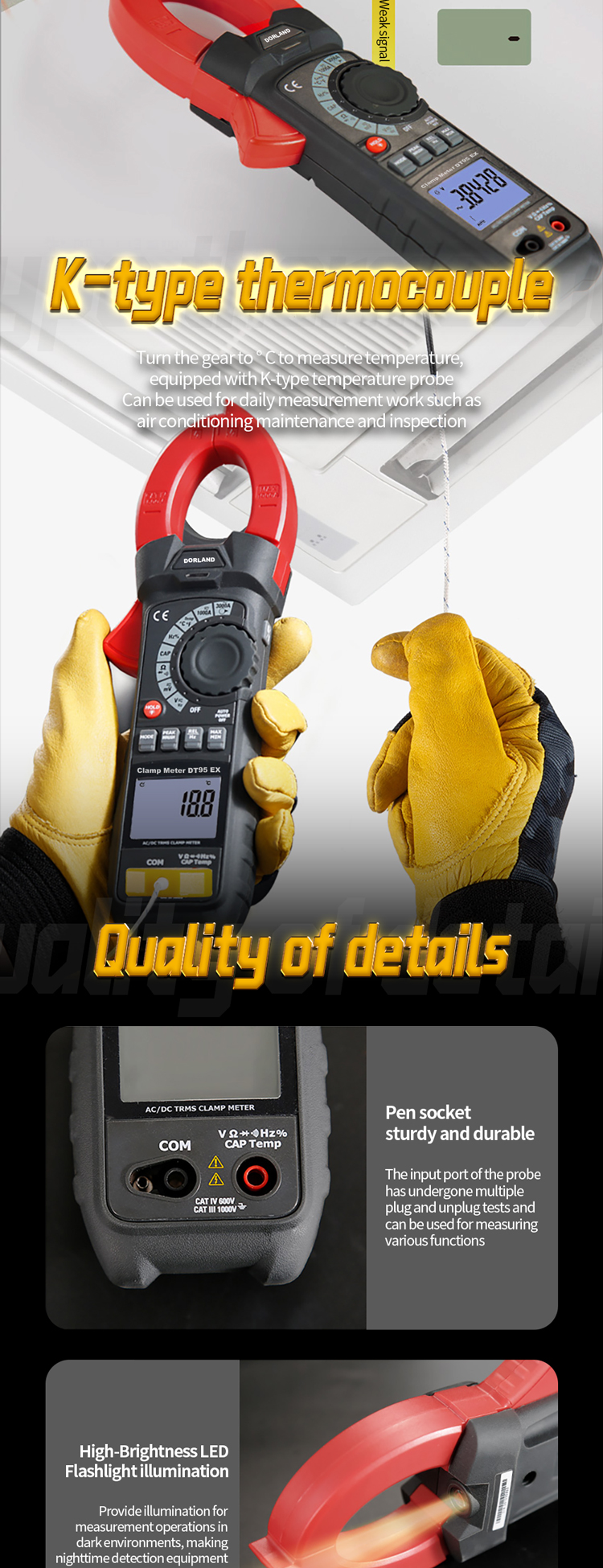 clamp meter dt95 